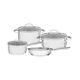 Tramontina Stainless Steel 4 Pcs. Cookware Set