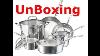 Unboxing Farberware Millennium Stainless Steel Tulip Series 10 Piece Cookware Set