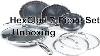 Unboxing Hexclad 7 Piece Hybrid Stainless Steel Cookware Set With Lids And Wok