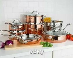 Viking 13-Piece Tri-Ply Copper Clad Cookware Set BRAND NEW NEVER OPENED