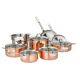 Viking 13-piece Tri-ply Copper Cookware Set