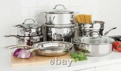 Viking 13-Piece Tri-Ply Stainless Cookware Set Free Shipping. New