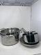Viking Culinary 3-ply Stainless Steel 10 Piece Cookware Set