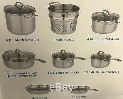 Viking Professional 13-Piece 13pc 13 pc Tri-Ply Cookware Set NEW Mfg Sealed