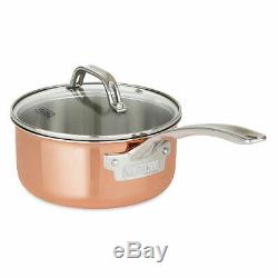 Viking Professional 13-Piece 13pc Copper Tri-Ply Cookware Set NEW Mfg Sealed