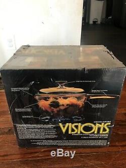Vintage 11 Piece Amber Corning/Pyrex Visions Cookware V-500 Set with Box Rare