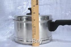 Vintage LIFETIME 17 Piece Set 18-8 STAINLESS STEEL COOKWARE