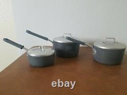 Vintage Magnalite GHC Professional Cookware 4-Piece Set 5qt, 3qt, 2qt, 1qt Pots