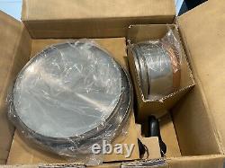 Vintage NEW Revere Ware Copper Clad Bottom Cookware Pot Pan 9 Piece Set RARE