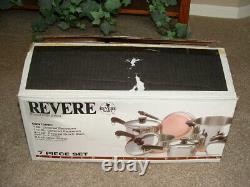 Vintage NOS USA Revere Ware 10 Piece Set No. 3500471 NEW RARE