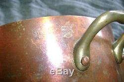Vintage'STL' French Copper 4 piece oval steamer set-made in FRANCE