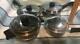 Vintage Stainless Steel Saladmaster T304s 8 Piece Cookware Set 4 Pots With Lids