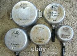 Vintage WAGNER WARE MAGNALITE 10-Piece PANS & DUTCH OVEN SET