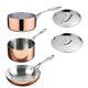Vogue Cook Like A Pro 3-piece Tri-wall Copper Cookware Set