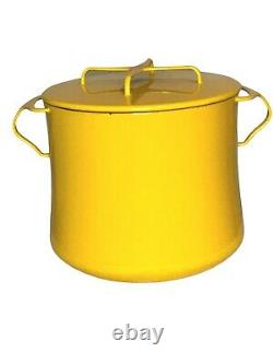 Vtg. Set of Dansk 1HQ Yellow Enameled Kobenstyle Cookware, 7 Pieces