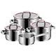 Wmf Function 4 4-piece Pot Cookware Pan Set Cromargan Stainless Steel Glass Lid