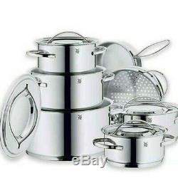 WMF Gala II Stainless Steel 18/10 Induction 12-Piece Cookware Set 0711126040
