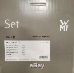 WMF Gala II Stainless Steel 18/10 Induction 12-Piece Cookware Set 0711126040