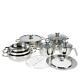Wolfgang Puck 13-piece Stainless Steel Cookware Set