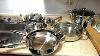 Wolfgang Puck 15 Piece Stainless Steel Cookware Set Haul