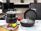 Zumrut Collection 7-piece Non-stick Granite Cookware Set