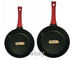 Zwieger Klassiker Cookware Set + Obsidian Frypans Set 13 Pieces Pots Pans Lids