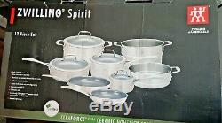 Zwilling J. A Henckels 64080-002 Spirit Ceramic Nonstick Cookware 12-Piece Set