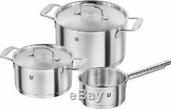 Zwilling J. A Henckels Base 18/10 Stainless Steel 5-Piece Cookware Set