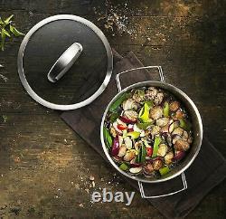 Zwilling Vitality 5 Piece Cookware Set Stew Stock Pot Sauce Pan Stainless Steel