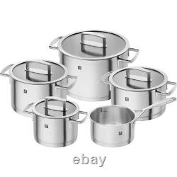 Zwilling Vitality Luxury 5 Pc Cookware Set Pot Pan Set Stainless Steel Induction