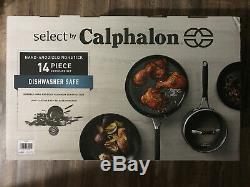Calphalon 14 Piece Anodisé Batterie De Cuisine Antiadhésive 2046319