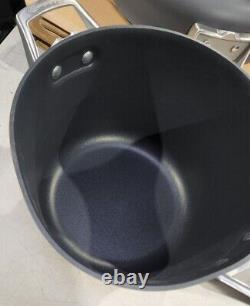 Calphalon Cookware Set Pots Premier Space Saving Gris Noir 5-piece Nouveau W Défaut
