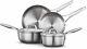 Calphalon Premier Stainless Steel 3-ply 6-piece Cookware Set