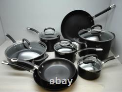 Circulon Premier Hard Anodised Induction 13 Piece Cookware Set In Black New