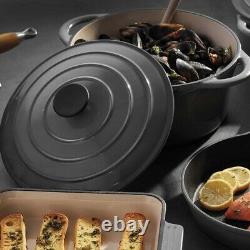 Cuisine Professionnel En Fonte Cookware Pan Skillet Saucepan Dish 8 Piece Set