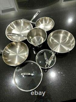 Émeril En Acier Inoxydable 7 Pièces En Cuivre Core Cookware Set Of Pans & Pots & Lids