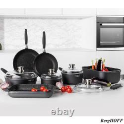 Ensemble de batterie de cuisine antiadhésive Berghoff Eurocast, 11 pièces