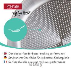 Ensemble de casseroles et poêles Prestige Kitchen Hacks - Ensemble de batterie de cuisine en acier inoxydable de 5 pièces