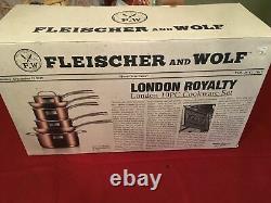 Fleischer & Wolf London Royalty 10-piece Cookware Set En Cuivre