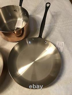 Mauviel M’heritage1830 M 150 5 Pièces Cuivre Fonte Stainless Steel Cookware Set