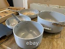 New Caraway 7-piece Cookware Set Non-stick Ceramic Coated Non-toxic Gray Couleur