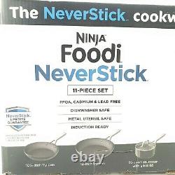 Ninja Foodi Neverstick Ensemble De Produits De Cuisine 11 Pièces, Garanti De Ne Jamais Coller, C19600