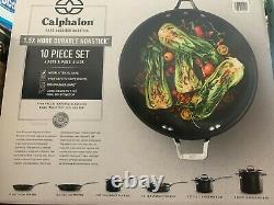 Nouveau Calphalon Signature 10 Pièces Hard Anodized Non Stick Pfoa Free Cookware Set