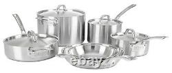 Viking Professional 5-ply Stainless Steel 10 Piece Cookware Set
