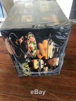 Vintage 11 Piece Ambre Corning / Pyrex Visions Cookware V-500 Set Avec Box Rare