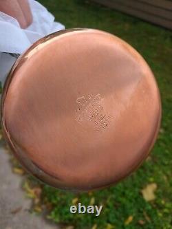 Vintage USA Nos Revere Ware Copper Clad Énorme 12 Piece Set # 3822